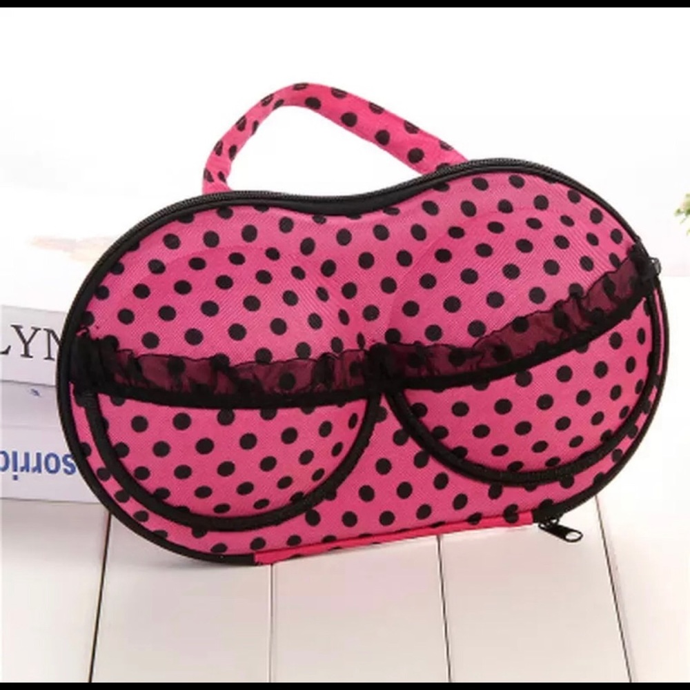 💕Host Pick💕Rose 🌹 Red Bra Storage Case So Cute!